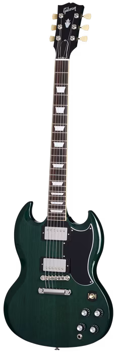 Gibson SG Standard 61 Stop Bar Translucent Teal (sérült) - Elektromos gitár