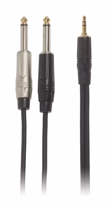 Bespeco ROCKIT Interlink Cable Jack 3,5 TRS - 2x Jack Mono 5 m - Összekötő kábel