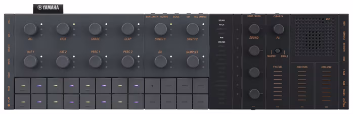 Yamaha SEQTRAK BLACK - Szintetizátor, Groovebox, Sampler