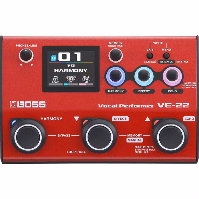 Boss VE-22 - Ének effekt processzor