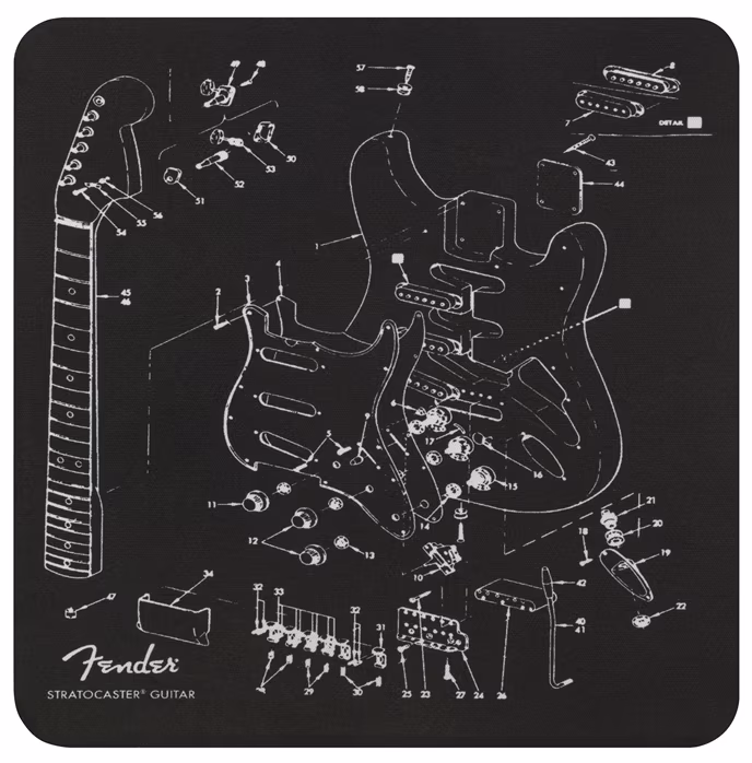 Fender Mousepad Exploded Strat - Egérpad