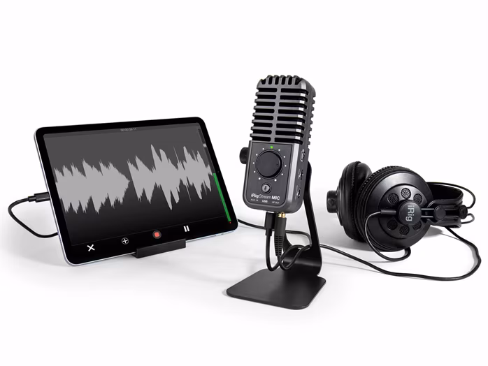 IK Multimedia iRig Stream Mic USB - USB-s kondenzátor mikrofon