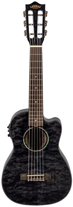 Lanikai LKUQMBKCEG  - Elektroakusztikus gitár ukulelé