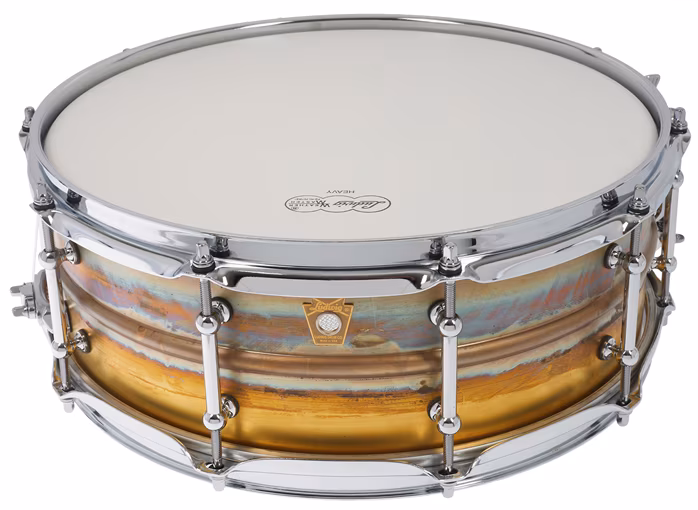 Ludwig 14" x 5" Raw Brass with Tube Lugs LB454RT - Pergődob