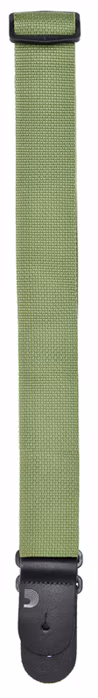 D'Addario Polypropylene Guitar Strap Green - Gitár hevederek