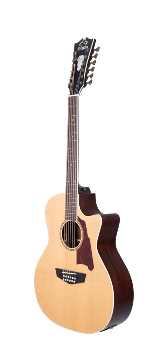 D'Angelico Premier Fulton Grand Auditorium 12-String CE Natural - 12 húros elektroakusztikus gitár