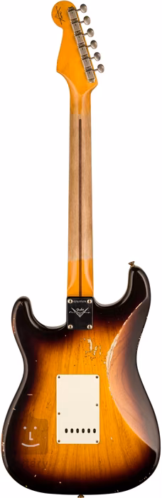Fender Custom Shop 57 Stratocaster Heavy Relic Aged 2-Color Sunburst - Elektromos gitár