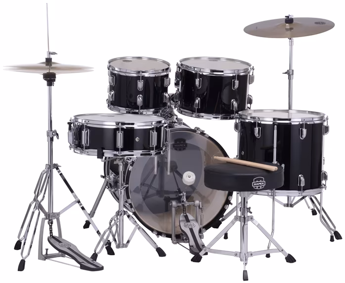 Mapex Comet Jazz Set Dark Black - Dobszett cintányérokkal