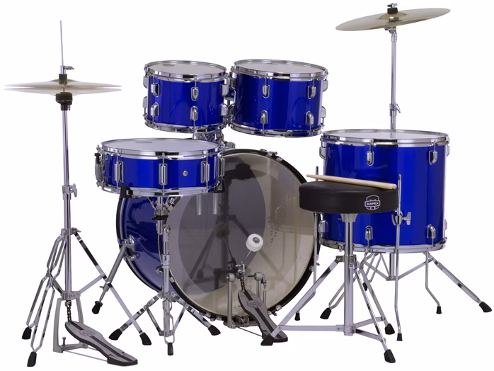 Mapex Comet Rock Set Indigo Blue - Dobszett cintányérokkal
