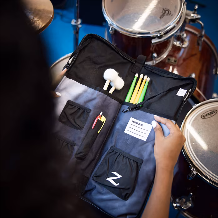 Zildjian Student Backpack Black Rain Cloud - Hátizsák pálca tartóval