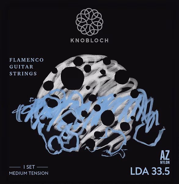Knobloch LUNA FLAMENCA Double Silver AZ Nylon Medium Tension 33.5 - Nylon húrok klasszikus gitárra