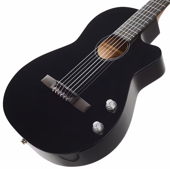 Godin Arena Pro Ltd CW Onyx Black (sérült) - Klasszikus elektroakusztikus gitár