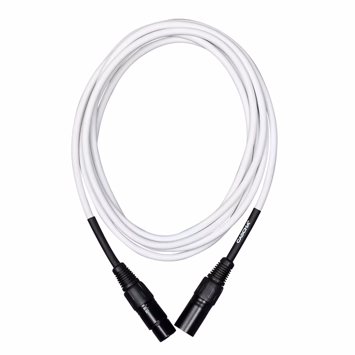 Cascha Standard Line Mic Cable White 2m    - Mikrofon kábel