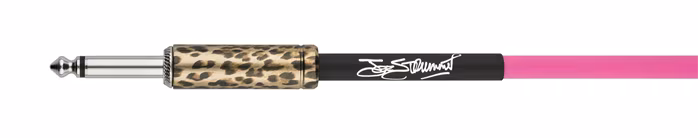 Fender 13' Instrument Cable Joe Strummer Pink Leopard - Hangszer kábel