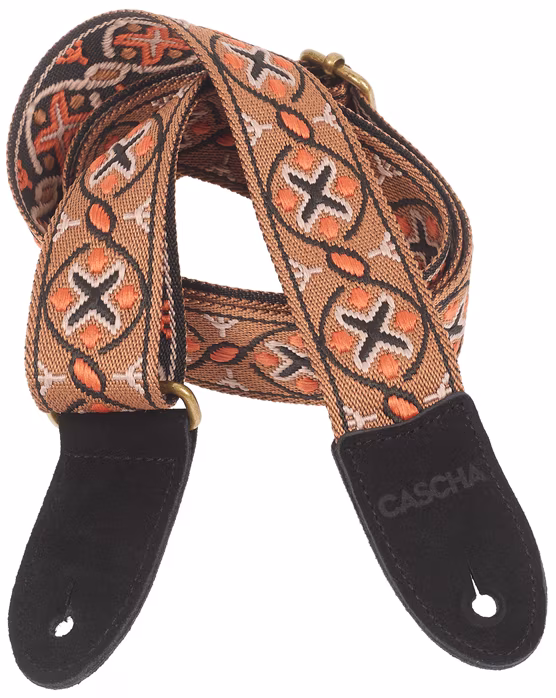Cascha CUS-JW3 Ukulele Strap Jacquard - Cross - Ukulelé heveder