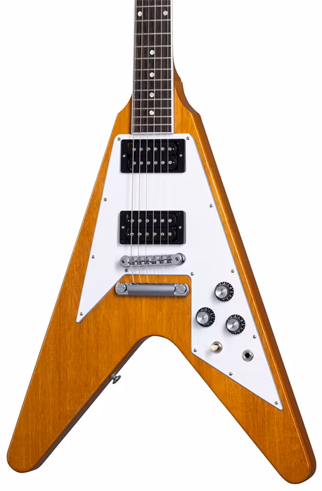 Gibson 70s Flying V Antique Natural - Elektromos gitár