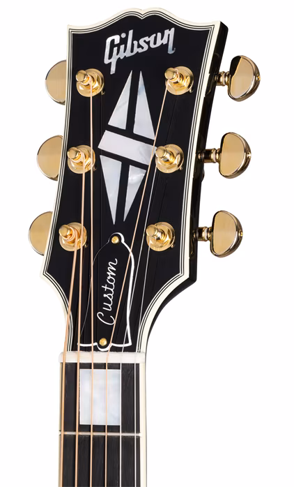 Gibson Custom J-45 Custom Ebony - Elektroakusztikus gitár