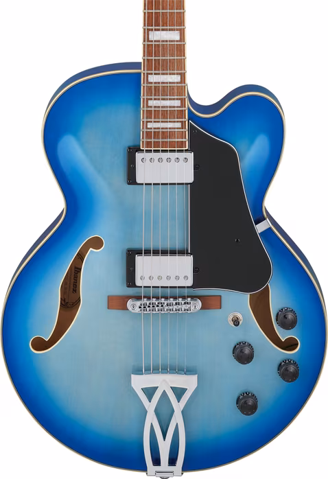 Ibanez AF75B Jet Blue Burst - Szemiakusztikus gitár