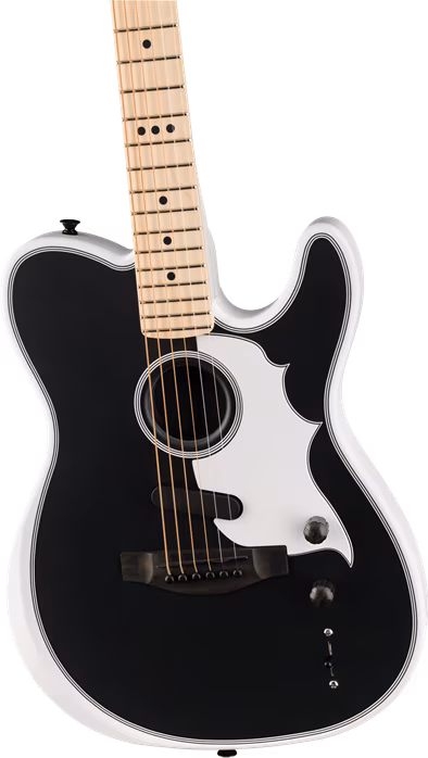 Fender Jack White Acoustasonic Telecaster EB ECB - Elektroakusztikus hibrid gitár