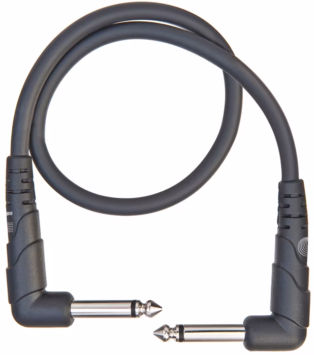 D'Addario PW-CGTPRA-03 Classic Series Patch Cable, Right-Angle, 3' - Összekötő kábel