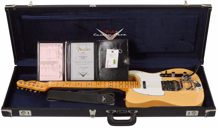 Fender Custom Shop 67 Telecaster Bigsby DLX Closet Classic NATBL - Elektromos gitár