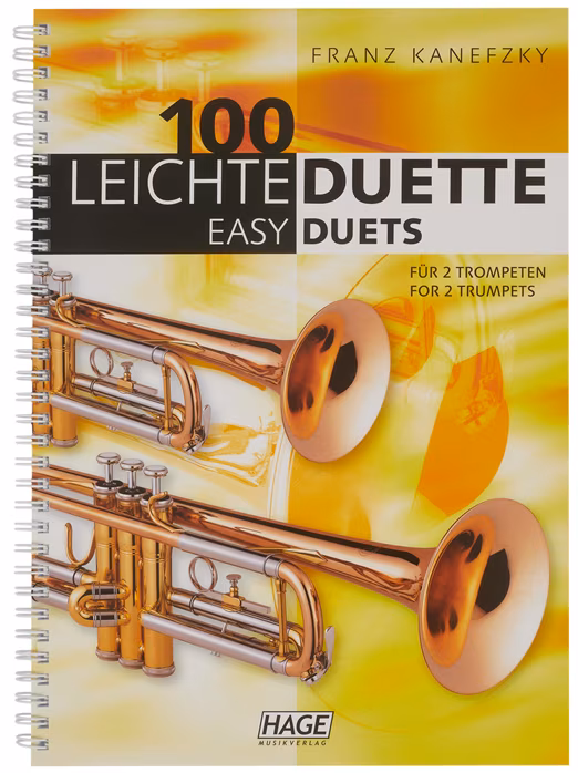 MS 100 Easy duets for 2 trumpets - Trombita kotta