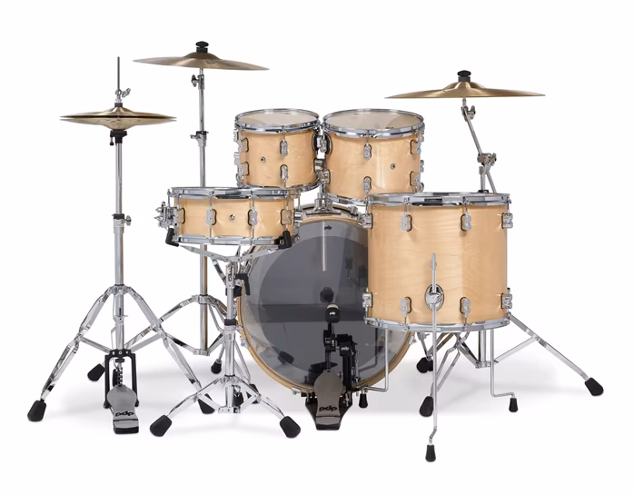 PDP Concept Maple 5 Piece Set Natural Laquer - Dobszett