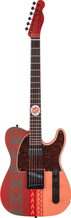 Fender MIJ Monster Hunter Rathalos Telecaster RW RD (sérült) - Elektromos gitár