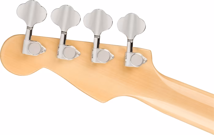 Fender Fullerton Precision Bass Uke, Walnut Fingerboard, Tortoiseshell Pickguard, Olympic White - Basszus ukulelé