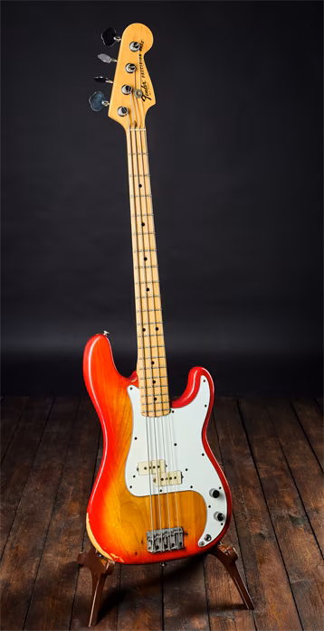 Fender 1982 Precision Bass RW Sienna Burst - Elektromos basszusgitár