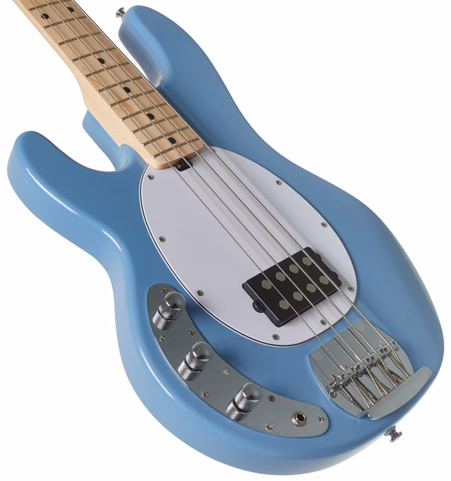 Sterling by Music Man SUB StingRay LH MN Chopper Blue - Balkezes elektromos basszusgitár