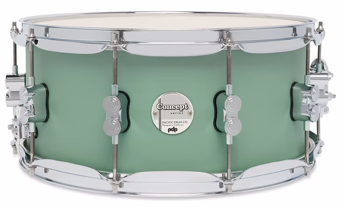 PDP 14" x 6,5" Concept Maple Satin Seafoam - Pergődob