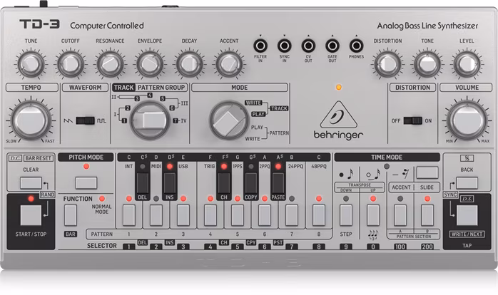 Behringer TD-3-SR - Basszus szintetizátor