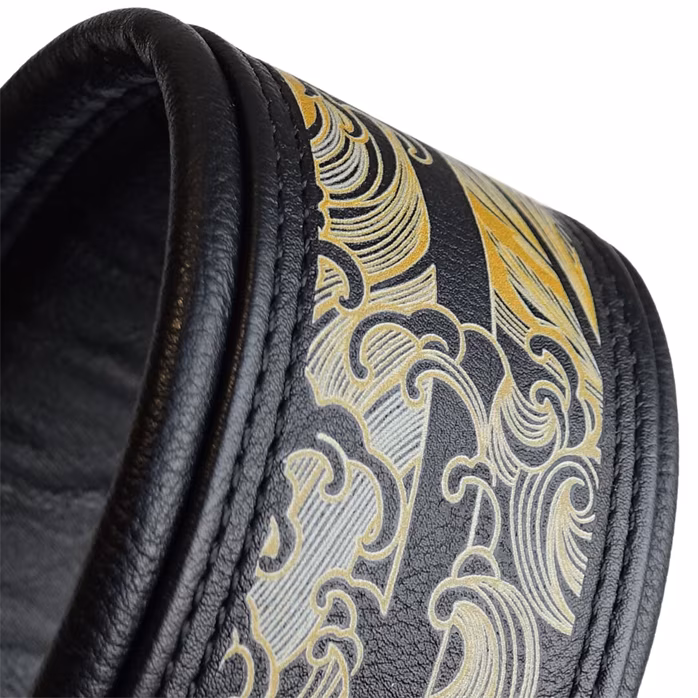 Richter Pi Stoffers Signature Black/Gold - Gitár hevederek