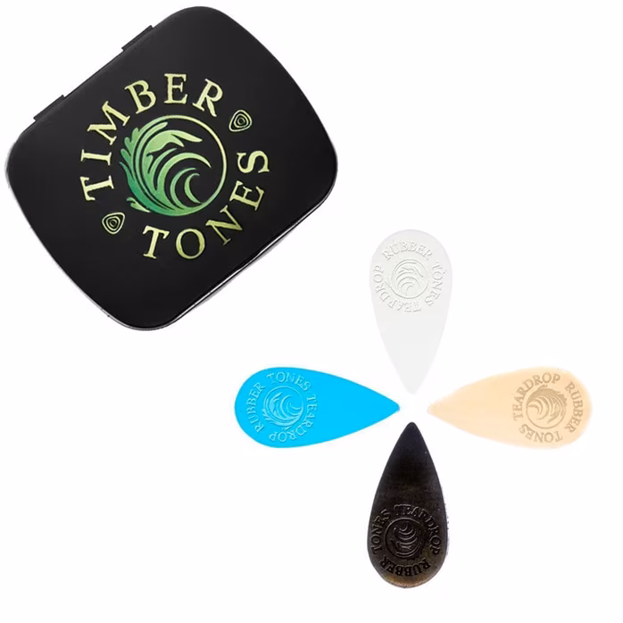 Timber Tones Rubber Tones Teardrop Mixed 4-Pack Tin - Pengetők