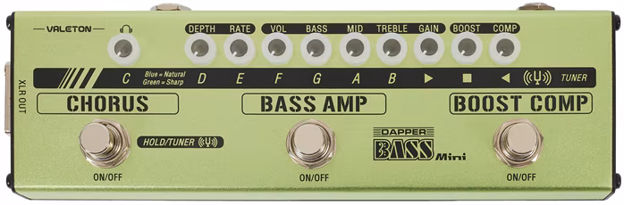 Valeton Dapper Bass Mini - basszusgitár multieffekt