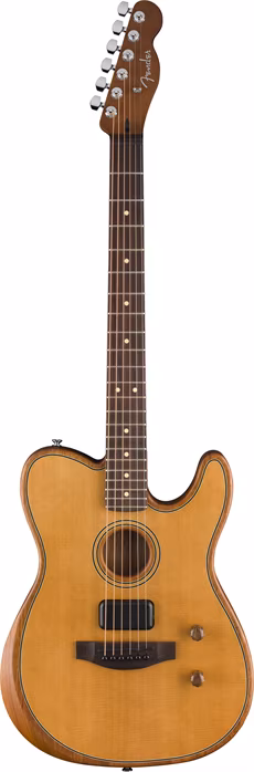 Fender Acoustasonic Standard Telecaster ANA - Elektroakusztikus hibrid gitár