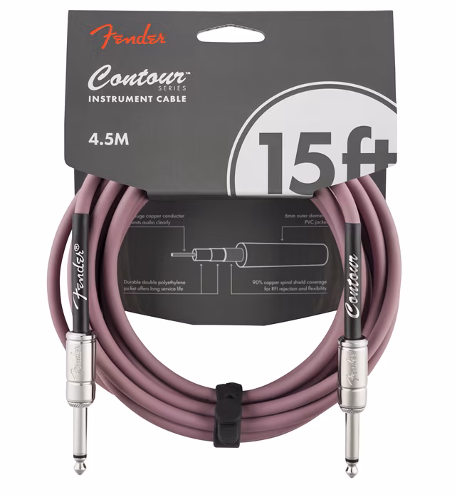Fender Contour 15' Cable BGM - Hangszer kábel