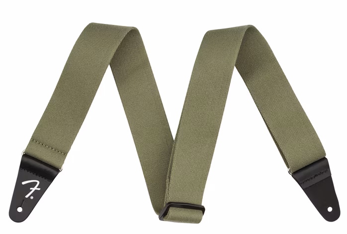 Fender Supersoft Strap Olive 2" - Gitár hevederek