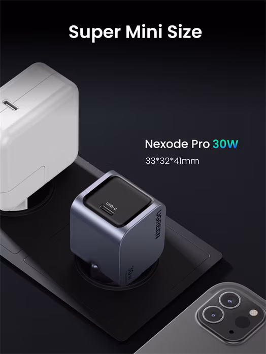 Ugreen Mini Quick Charger 35006 Nexode Pro 30W 1-Port GaN - Töltő