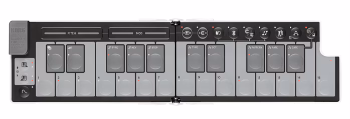 Korg nanoKEY Fold White - USB/MIDI keyboard