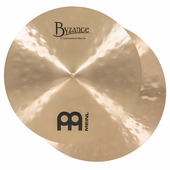 Meinl 15" Byzance Traditional Extra Hammered Hihat - Hi-hat cintányérok