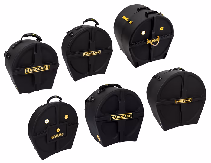 Hardcase ROCK FUSION (3) + Cymbal Case - Kemény tok szett