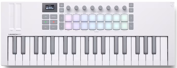 Novation Launchkey Mini 37 White - USB/MIDI keyboard
