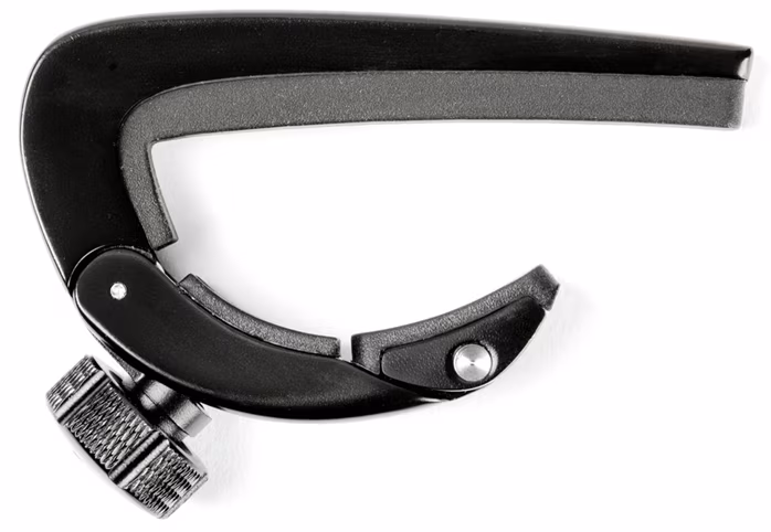 Dunlop Pivot Capo Curved Black - Kapodaszter