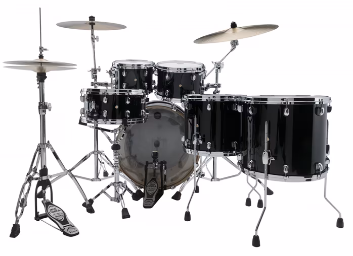 Tama Starclassic Performer Piano Black Rock Set II - Dobszett