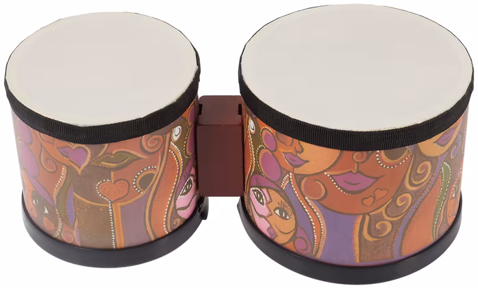 PP World Percussion Mini Bongos with Beaters - Mini bongó