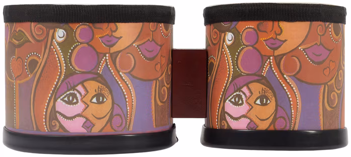 PP World Percussion Mini Bongos with Beaters - Mini bongó