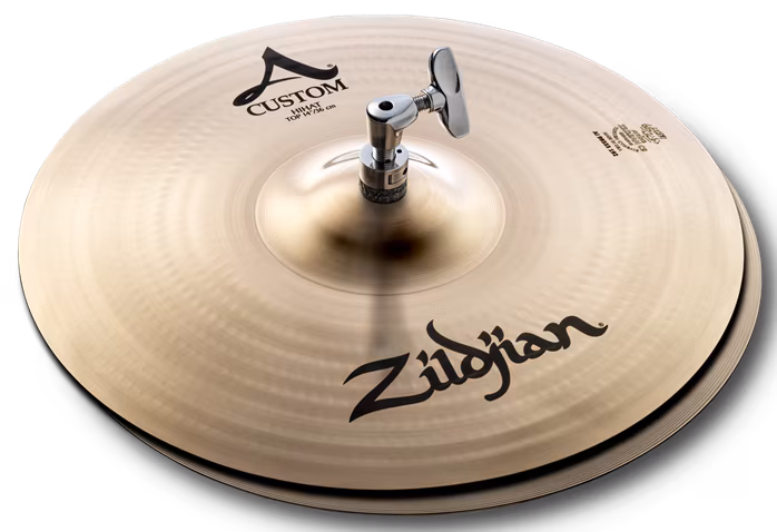 Zildjian 14" A Custom hi hat brilliant - Hi-hat cintányérok