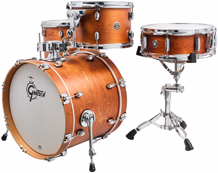 Gretsch Catalina Club Satin Walnut Glaze Jazz Set - Dobszett